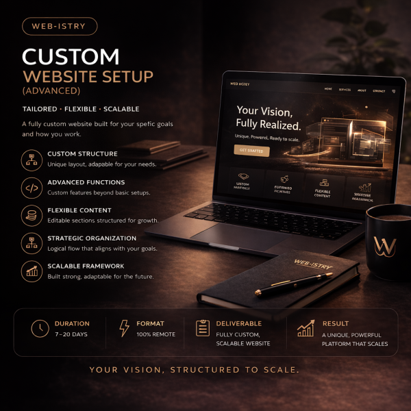 Custom Website Setup (Advanced)