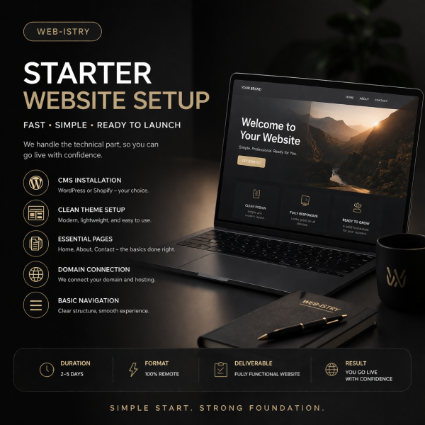 Starter Website Setup