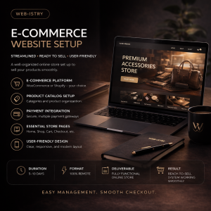 E-commerce Website Setup